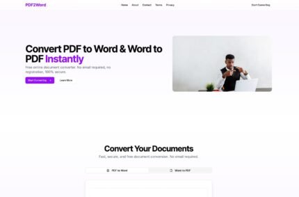 PDF to Word Converter Tool Script